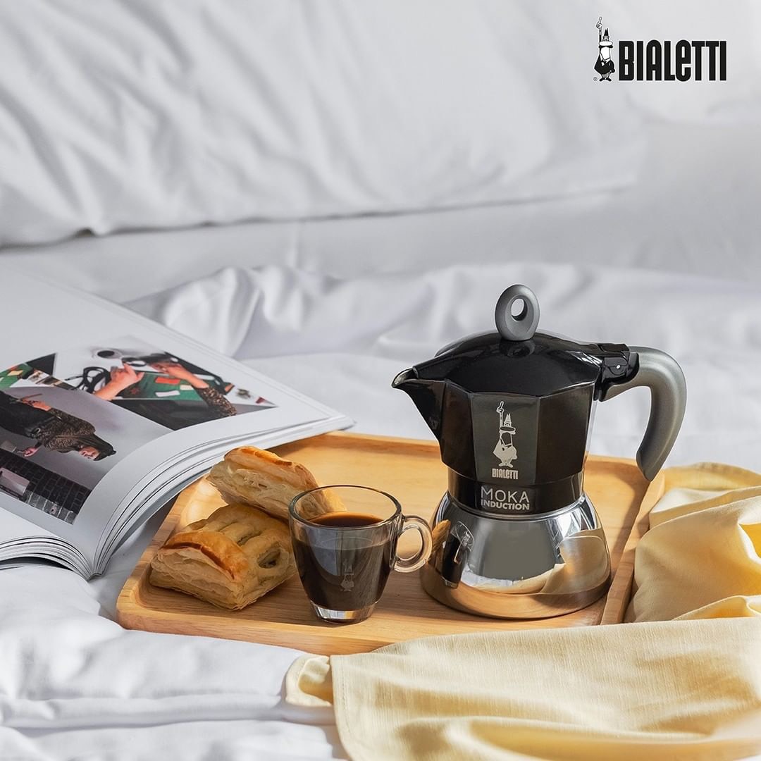 Ấm pha cà phê Biaeltti Moka Induction đen