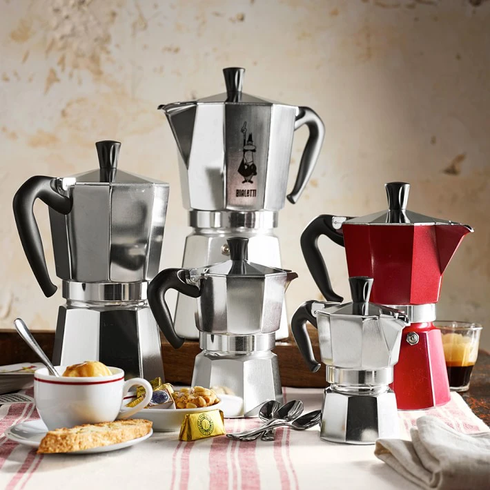 Bialetti Mokona, Espresso Coffee Machine, Open System for Ground, Capsules