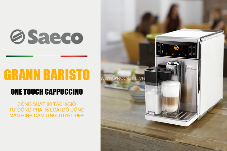 Máy pha cà phê cao cấp Saeco Gran Baristo