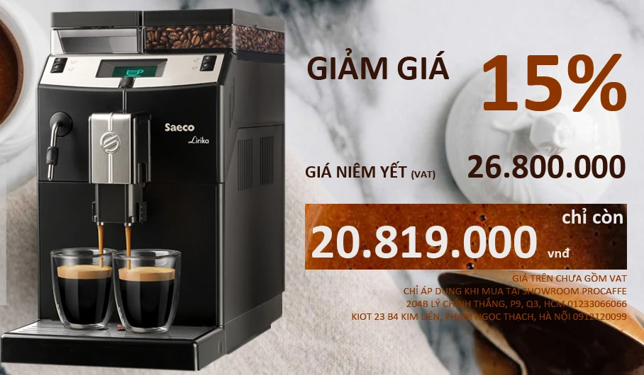 Cafetera Express Saeco Lirika Black, 15 Bares, Cappuccino