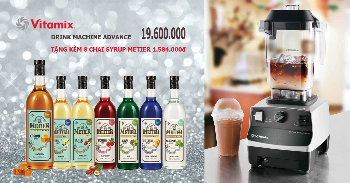 Máy xay sinh tố Vitamix Drink Machine Advance