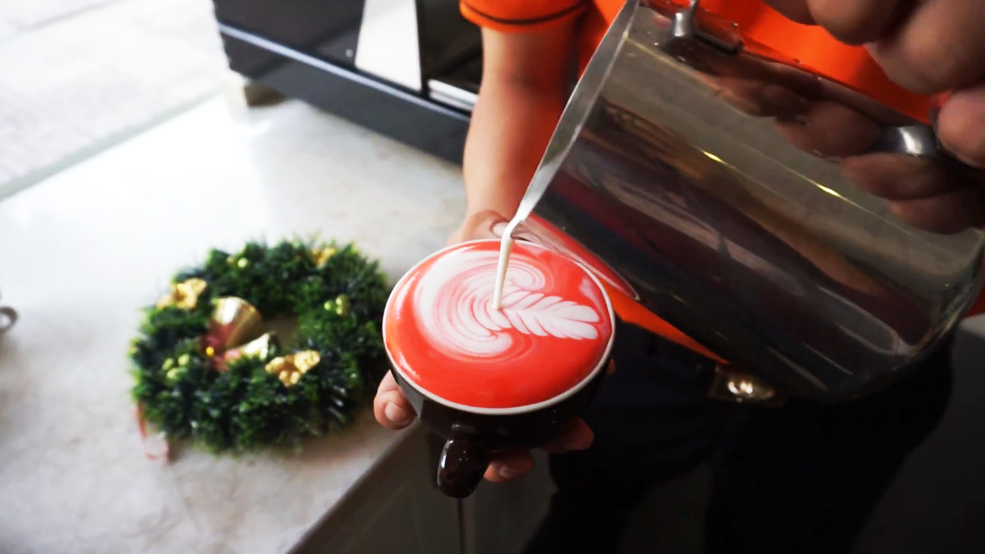 CHRISTMAS LATTE ART - SYRUP METIER KHUYẾN MÃI