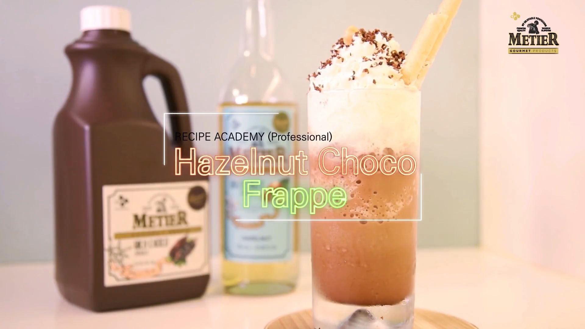 HƯỚNG DẪN PHA CHẾ CÀ PHÊ ĐÁ XAY HAZENUT CHOCO FRAPPE