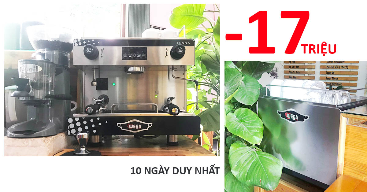 Combo máy pha cà phê sạch máy xay cafe cho quán vừa nhỏ | Giảm 17 triệu