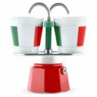Bialetti Mini Express Italia 2 Ceramic Cups