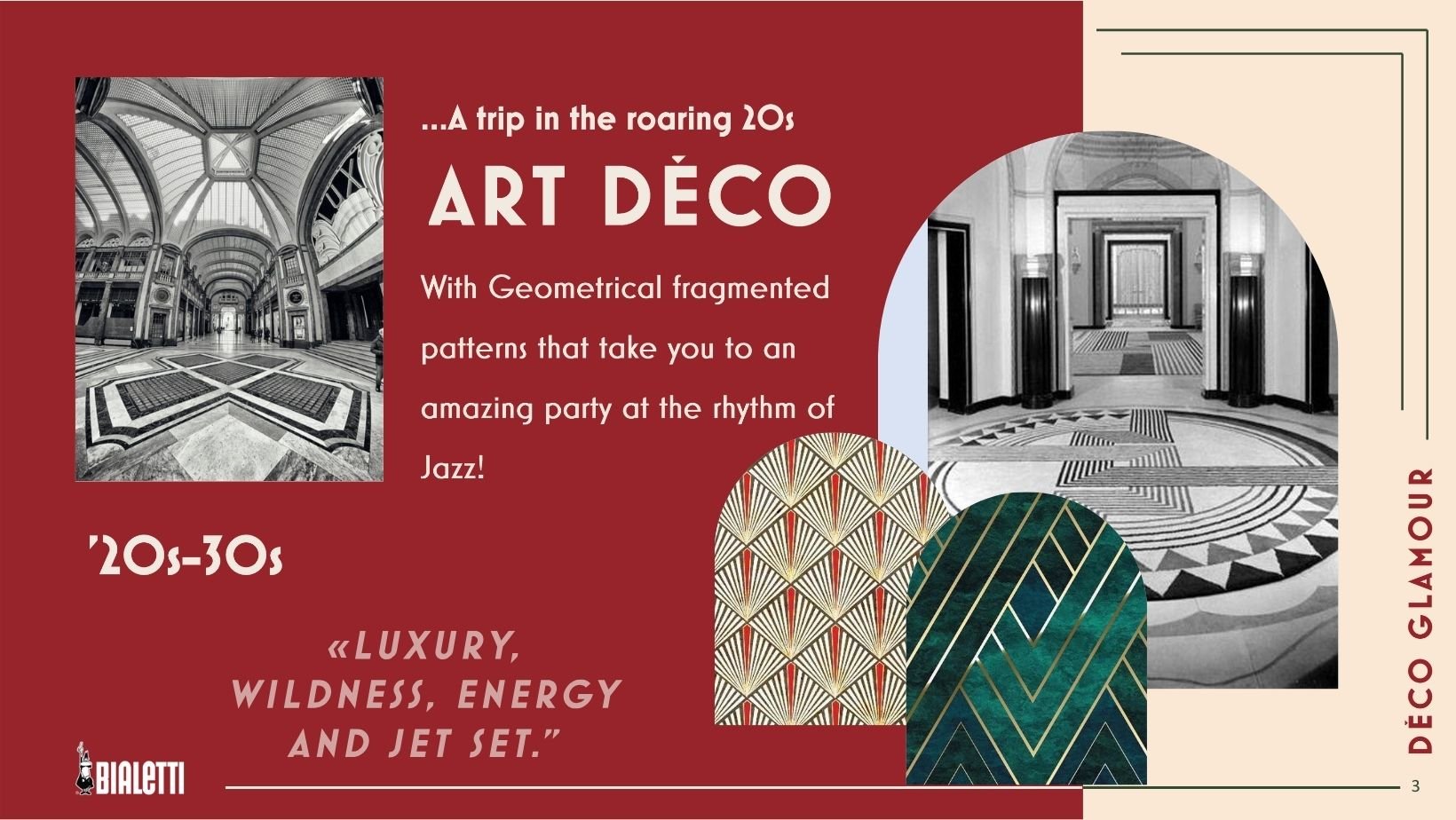 Bộ sưu tập ly sứ Déco Glamour lấy cảm hứng từ nghệ thuật Art Deco