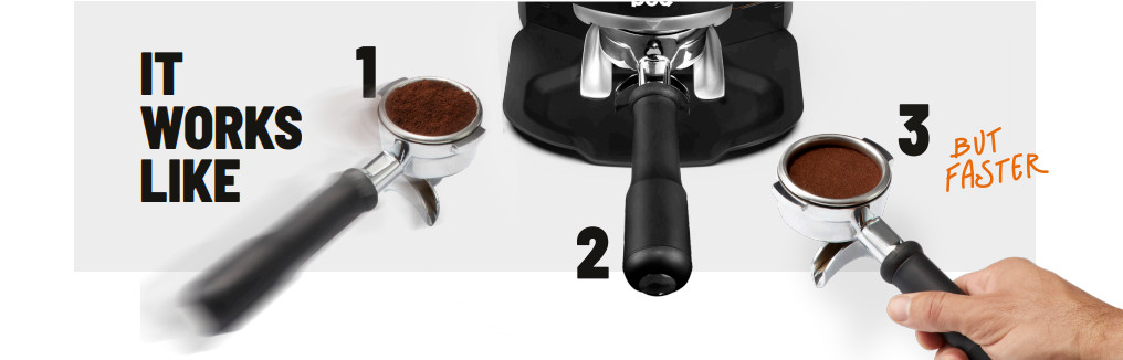 máy nén cà phê puqpress m3 cho máy xay cà phê mahlkonig e65s