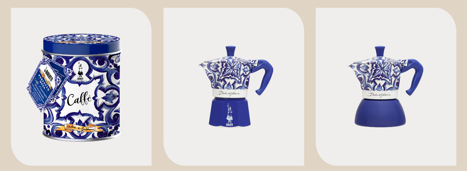 ấm pha cà phê Bialetti Dolce&Gabbana | Mediterranean blue