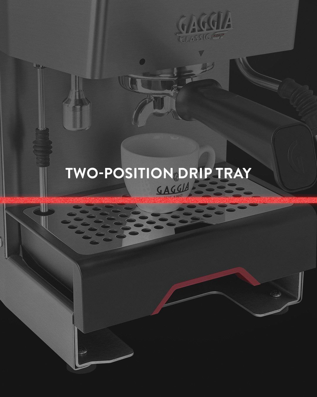 Khay nước thải có 2 cách điều chỉnh