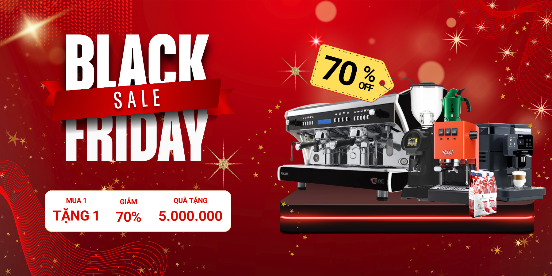 procaffe khuyến mãi máy pha cà phê