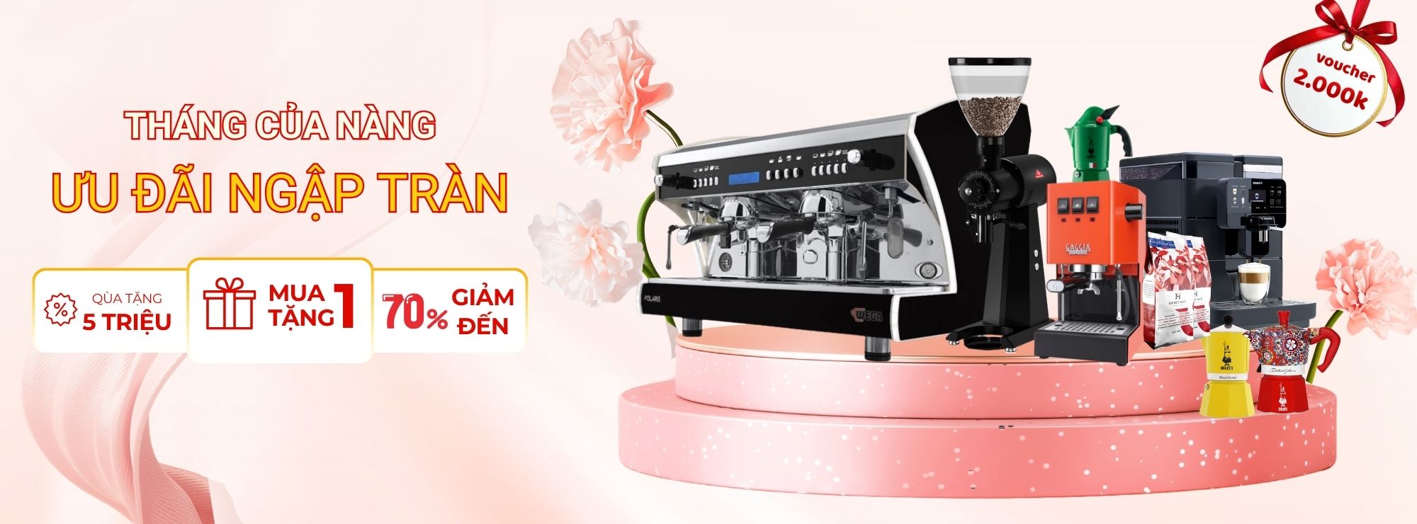 ProCaffe khuyến mãi tháng 3.2026