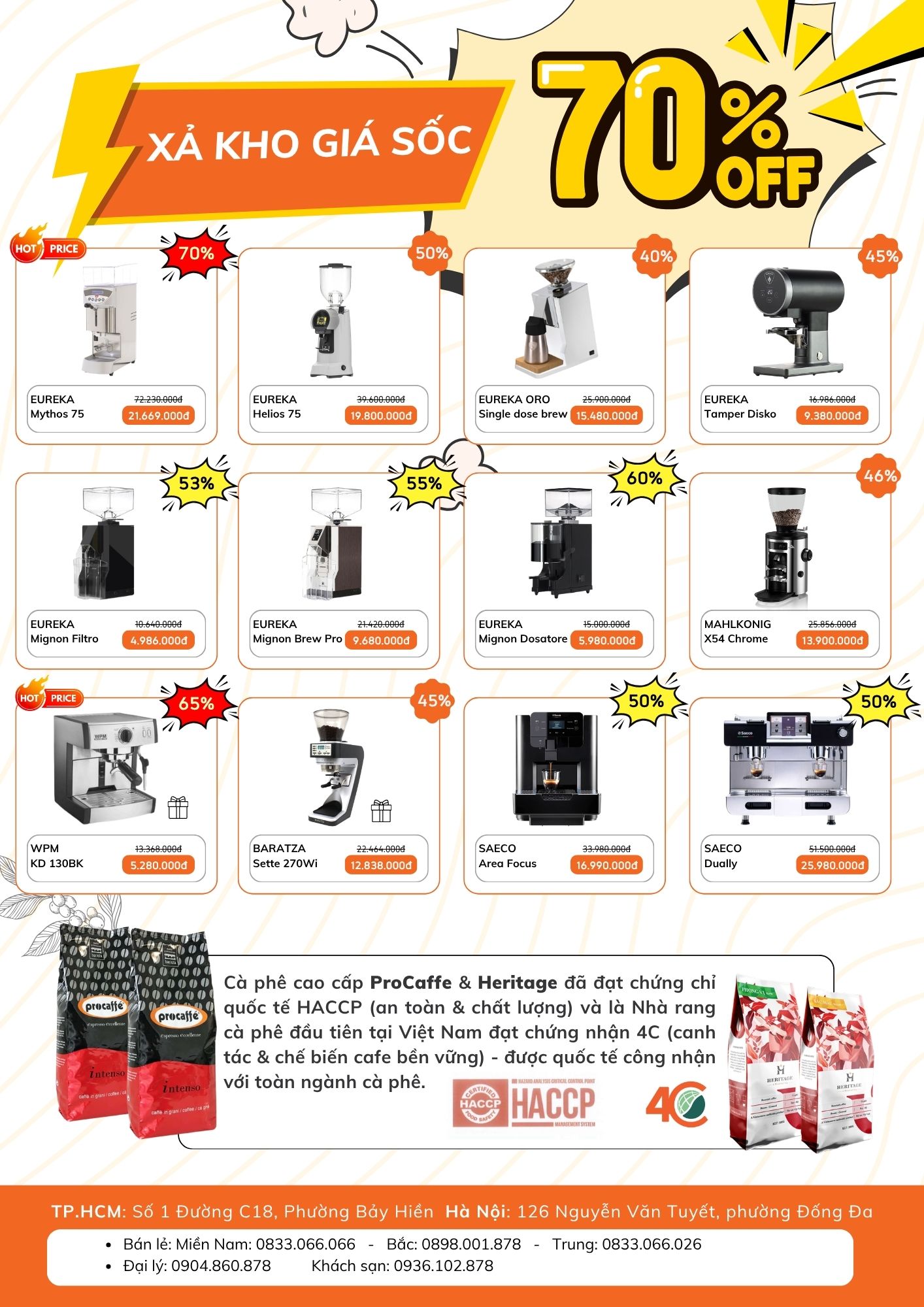 Xả kho giá sốc, lên đến 70%