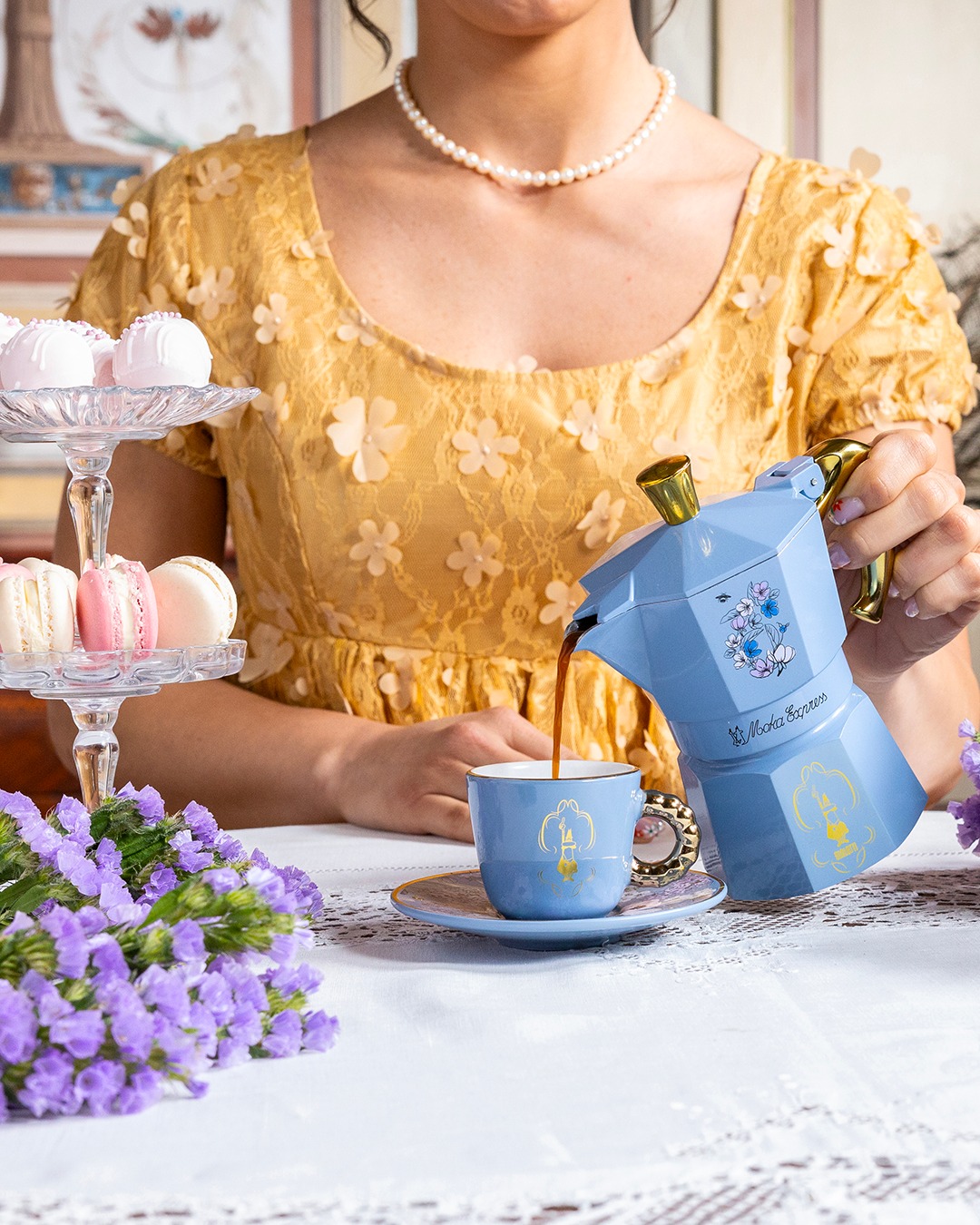 Bialetti Moka Express Bridgerton có cách dùng đơn giản