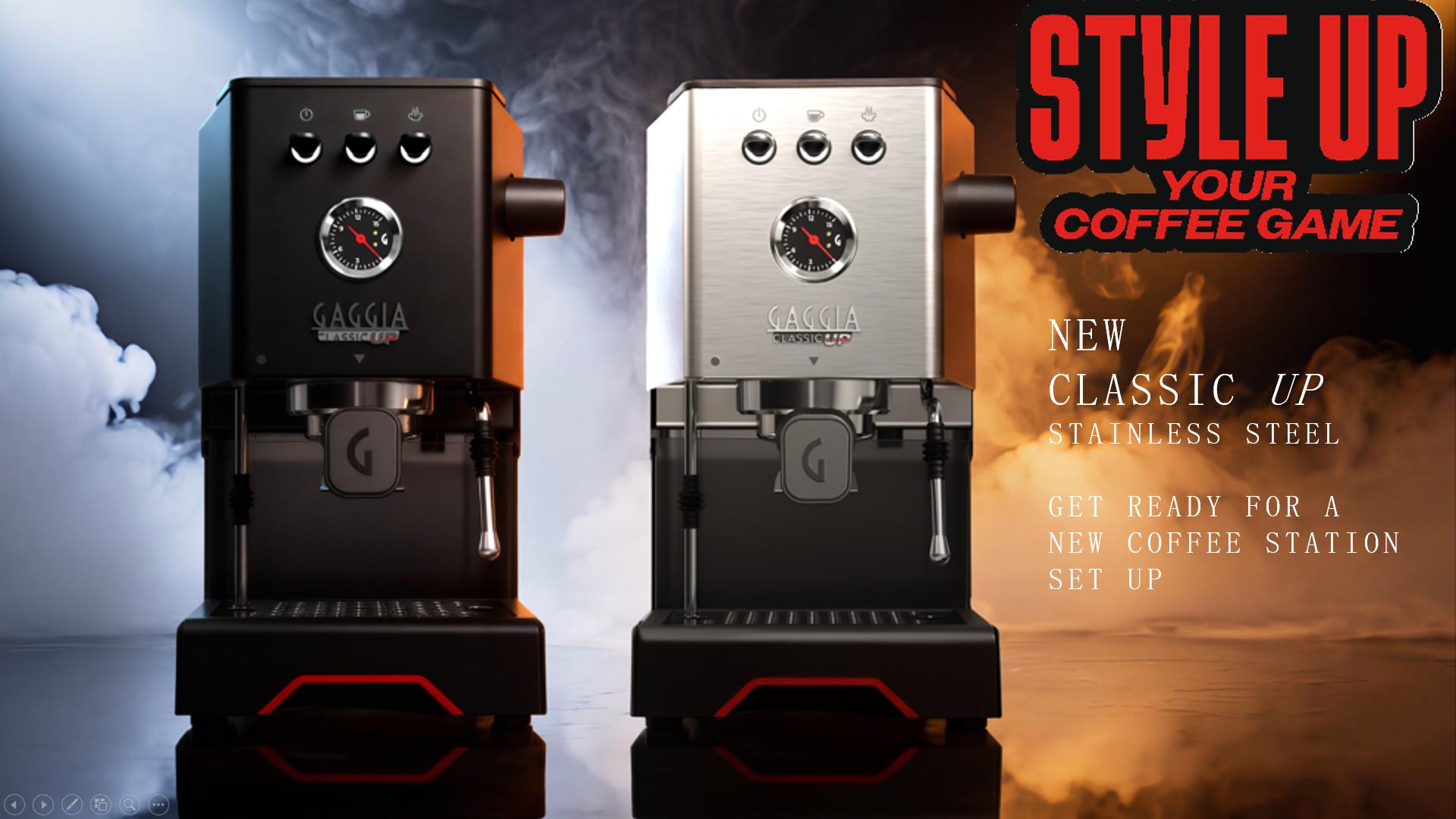 Gaggia Classic Up sở hữu nhiều tính năng vượt trội