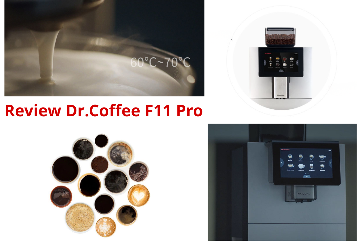 Đánh giá máy pha cà phê tự động Dr.Coffee F11 Pro