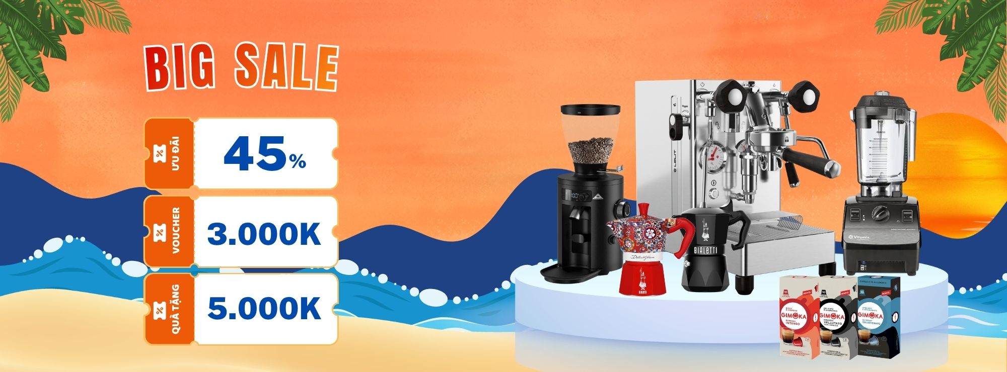 ProCaffe khuyến mãi máy pha cà phê