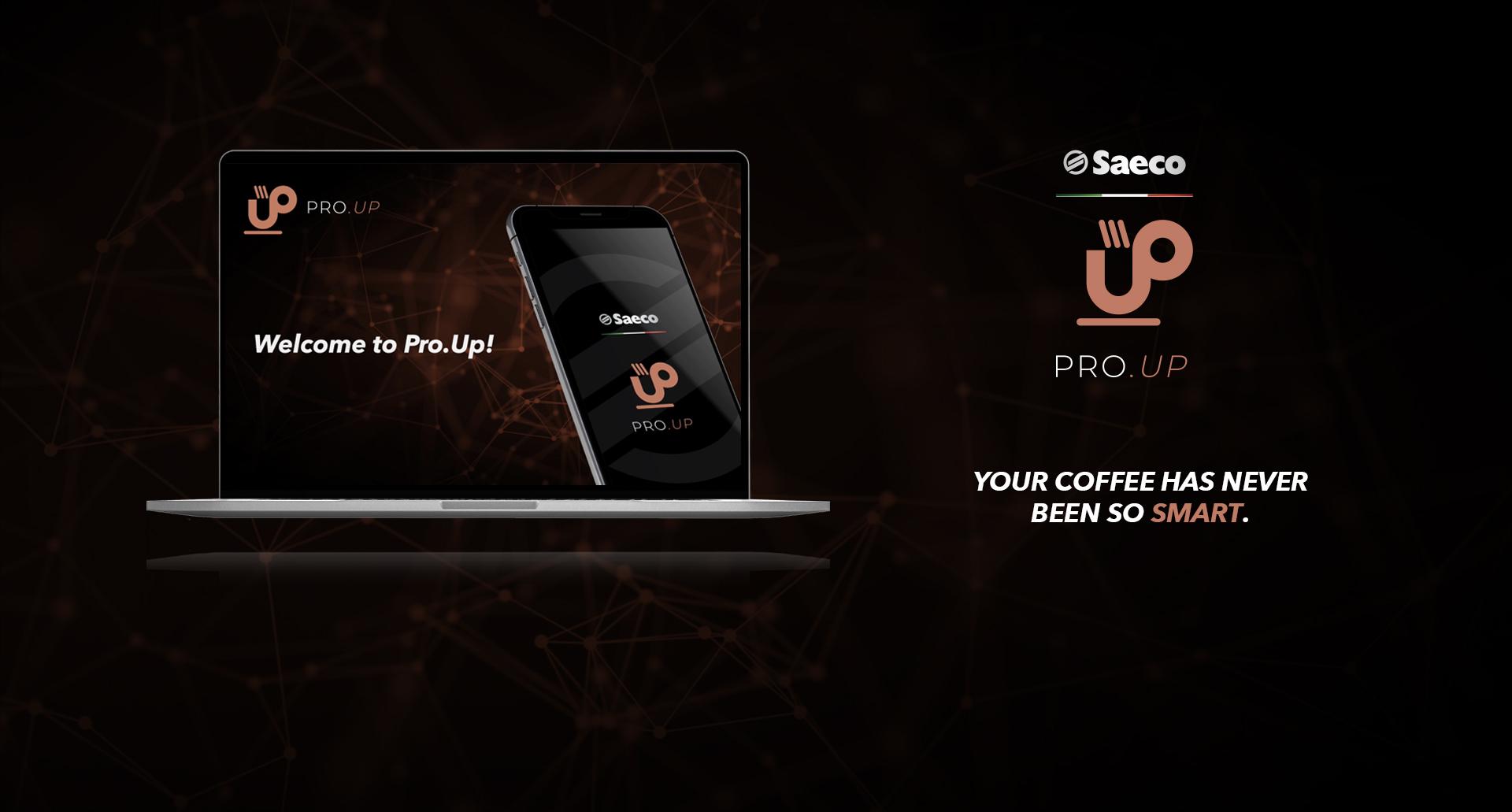 Saeco Pro.Up – Ứng dụng điều khiển máy pha cà phê thông minh Saeco Royal & Magic bằng điện thoại